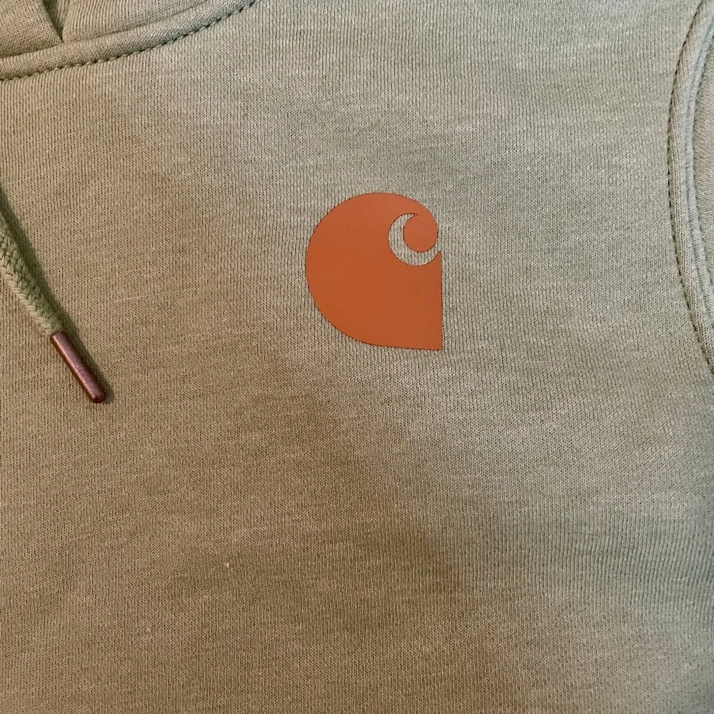 Carhartt Women’s Hoodie Light Green Medium - Picture 6 of 6